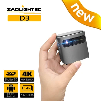 ZAOLIGHTEC D3 4K 3D Namų Kino Teatro 1080P Smart 