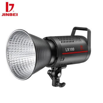 JINBEI LX100 LED Vaizdo Šviesos 5500k±200k Fotografijos Studijoje Nuolat dega Portretas Vestuvių Fotografavimo Arba Live Transliacijos