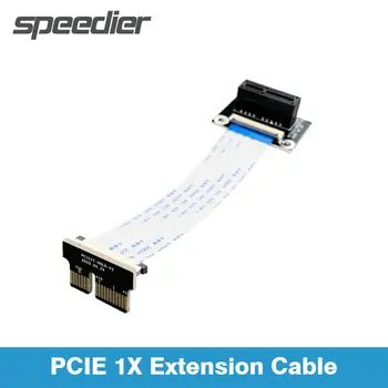 Ultra-Trumpas PCIe 1x ilgiklis PCI-E 1x Minkšta Lanksti FFC 36pin Butas ilgiklis PCI-E 1x Dvigubas 90° į Dešinę Kampu Kabelis