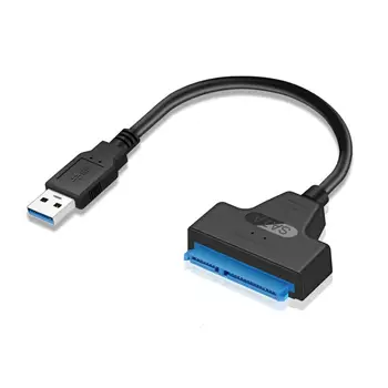 USB 3.0 SATAs CableSata 3 USB 3.0 Adapteris, Išorinių Kompiuterio Kabeliai, Jungtys, 2.5 Colių SSD 22Pin SataCable Už WindowsMac
