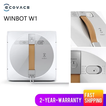 EcoVacs Winbot W1S Pro, 2800Pa, protingas, anti-susidūrimo, automatinė langų valymas, 60ml, didelis vandens bakas, Laimėti SLAM3.0