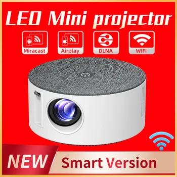 Mobiliųjų Telefonų Pats Ekranas, Projektorius, Bevielis Ekranas High-definition Namų Projektorius LED Nešiojamas Mini Mikro Projektorius T2