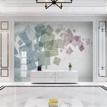 Modernus Minimalistinis Tapetai Kambarį Abstrakčios Geometrinės Linijos, TV Foną, Sienos Popieriaus Namų Dekoro Freskos Miegamojo Tapetai