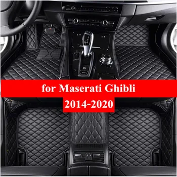 Automobilio Grindų Kilimėliai Maserati Ghibli 2014 2015 2016 2017 2018 2019 Flash Kilimėlis Odos Užsakymą Pėdų Pagalvėlės Automobilių Kilimų Automobilių Apima